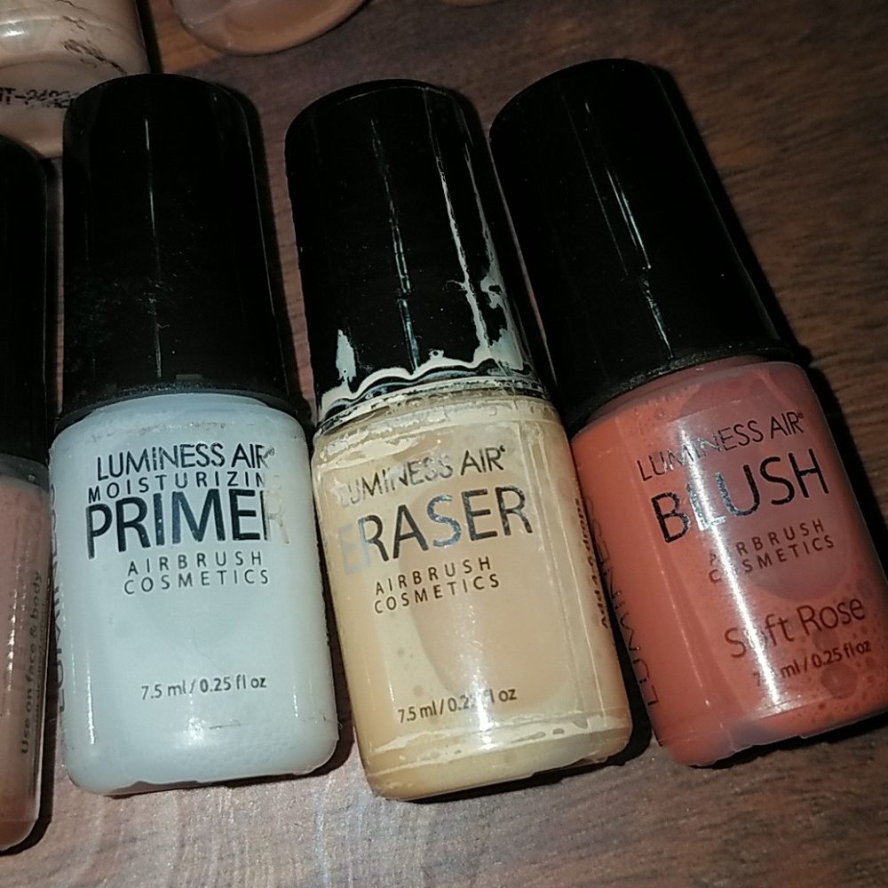 Luminess Airbrush primer bronzer glow eraser blush